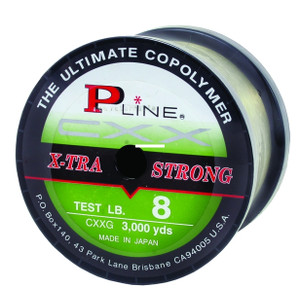 P-Line CXXG-10 CXX X-Tra Strong - Mono Service Spool 3000Yds Moss - CXXG-10 P-Line CXXG-10 CXX X-Tra Strong - Mono Service Spool 3000Yds Moss - CXXG-10