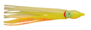 P-Line SQ25-266 Sunrise Squid Skirt - 2 1/2", Glow Yellow/Orange - SQ25-266