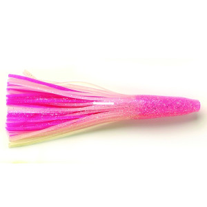 P-Line SQD6-0007 Double Skirt, 6" - Pink Glitter Glow, 2/Pack - SQD6-0007