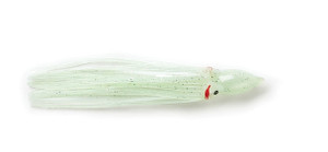 P-Line SQ75-026 Sunrise Squid Skirt - 7 1/2", Chartreuse/Glow, 2/Pack - SQ75-026