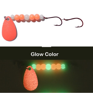 Radical Glow 32254 Kokanee Spinner - 2 Size 2 Hooks, Radical Red Glow - 32254 Radical Glow 32254 Kokanee Spinner - 2 Size 2 Hooks, Radical Red Glow - 32254
