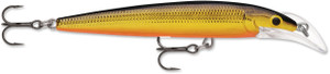 Rapala SCRDHJ10G Scatter Rap Deep - Husky Jerk 10 Gold 4" 3/8 Oz. - SCRDHJ10G Rapala SCRDHJ10G Scatter Rap Deep - Husky Jerk 10 Gold 4" 3/8 Oz. - SCRDHJ10G