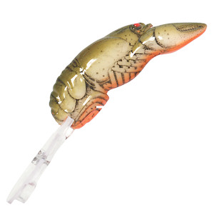 Rebel D7660 Deep Wee Crawfish Lure - 2 3/8", 3/8 oz, Stream Crawfish - D7660 Rebel D7660 Deep Wee Crawfish Lure - 2 3/8", 3/8 oz, Stream Crawfish - D7660