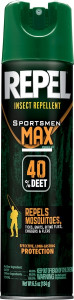 Repel HG-33801 Sportsmen Max Insect - Repellent, 40% DEET, 6.5 oz, Aerosol - HG-33801 Repel HG-33801 Sportsmen Max Insect - Repellent, 40% DEET, 6.5 oz, Aerosol - HG-33801