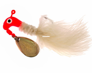 Road Runner B2-1003-009 Marabou Jig - w/Spinner, 1/8 oz, Fluorescent - B2-1003-009 Road Runner B2-1003-009 Marabou Jig - w/Spinner, 1/8 oz, Fluorescent - B2-1003-009