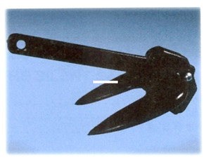 Roloff 28NVC Navy Anchor 28Lb Vinyl - Coated Black - 28NVC