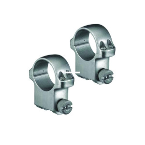 Ruger 90408 Scope Rings, 1" and - 52mm, High, Stainless Steel - 90408