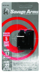 Savage 90001 93 Series Magazine 22 - Mag Blue 17 HMR 5Rd - 90001 Savage 90001 93 Series Magazine 22 - Mag Blue 17 HMR 5Rd - 90001