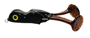 Scum Frog BF-1402 Bigfoot Topwater - Frog, 2 1/2", 3/8 oz, Black - BF-1402
