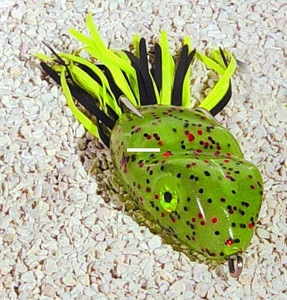 Scum Frog SF-127 Topwater Frog, 2 - 1/2", 5/16 oz, Watermelon Red - SF-127