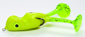 Scum Frog BF-1404 Bigfoot Topwater - Frog, 2 1/2", 3/8 oz, Chartreuse - BF-1404