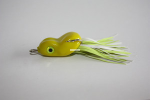 Scum Frog SF-104 Topwater Frog, 2 - 1/2", 5/16 oz, Chartreuse - SF-104