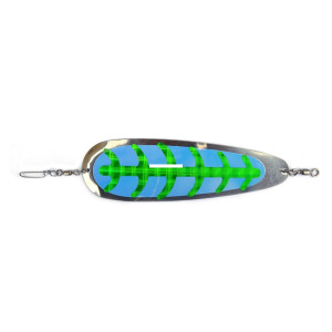 Shasta Tackle 41256 Sling Blade - Dodger, #8, UV Green - 41256 Shasta Tackle 41256 Sling Blade - Dodger, #8, UV Green - 41256