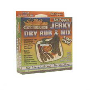 Smokehouse 9751-003-0000 Jerky Dry - Rub & Mix Red Pepper 8 Oz - 9751-003-0000