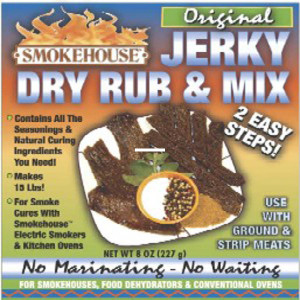 Smokehouse 9751-001-0000 Jerky Dry - Rub & Mix Original 8 Oz. - 9751-001-0000