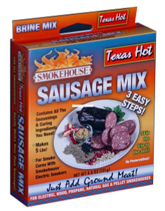 Smokehouse 9747-004-0000 Seasoning - Mix Texas Hot Sausage - 9747-004-0000