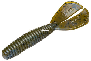 Strike King RGBM-108 Rage Tail Baby - Menace, 3", Blue Craw,9pk - RGBM-108 Strike King RGBM-108 Rage Tail Baby - Menace, 3", Blue Craw,9pk - RGBM-108