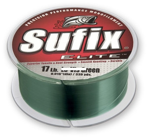 Sufix 661-120G Elite Monofilament - Line 20Lb 330Yds Green - 661-120G Sufix 661-120G Elite Monofilament - Line 20Lb 330Yds Green - 661-120G