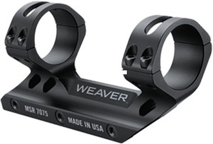WEAVER 99680 Premium MSR Mount - Aluminum, Black Matte, 30mm - 99680 WEAVER 99680 Premium MSR Mount - Aluminum, Black Matte, 30mm - 99680