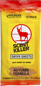 Wildlife 580 Scent Killer Dryer - Sheets Autumn Formula - 580 Wildlife 580 Scent Killer Dryer - Sheets Autumn Formula - 580
