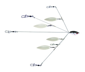 YUM YUMBLW5TSNR YUMbrella Flash Mob - Jr-Willow Leaf Blade 5-Wire Fishing - YUMBLW5TSNR