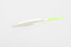 Zoom 023191 Super Fluke , 5 1/4" - 10Pk, Pearl Chartreuse Tail - 23191 Zoom 023191 Super Fluke , 5 1/4" - 10Pk, Pearl Chartreuse Tail - 23191
