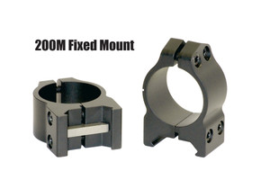 Warne 200M Maxima Fixed Rings 1" - Tube Low Matte - 200M Warne 200M Maxima Fixed Rings 1" - Tube Low Matte - 200M
