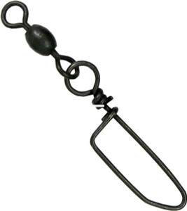 Billfisher BCSS7 Stainless - Coastlock Snap Swivels 75lb, Black - BCSS7 Billfisher BCSS7 Stainless - Coastlock Snap Swivels 75lb, Black - BCSS7