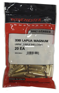 Winchester WSC338LU Unprimed - Reloading Brass 338 Lapua Magnum 20 - WSC338LU Winchester WSC338LU Unprimed - Reloading Brass 338 Lapua Magnum 20 - WSC338LU