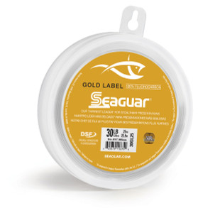 Seaguar 30GL25 Gold Label 100% - Fluorocarbon Leader 30lb 25yd - 30GL25 Seaguar 30GL25 Gold Label 100% - Fluorocarbon Leader 30lb 25yd - 30GL25