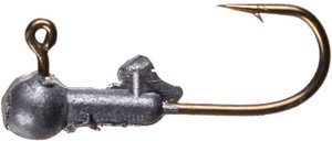 Jerry's 24164 Unpainted Round Head - Jig. Bronze Hook, 10pk., 1/64oz - 24164 Jerry's 24164 Unpainted Round Head - Jig. Bronze Hook, 10pk., 1/64oz - 24164