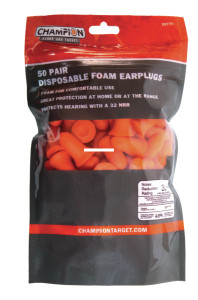 Champion 99779 Hearing Protection - Foam Ear Plug, 50 Pairs, Bag - 99779 Champion 99779 Hearing Protection - Foam Ear Plug, 50 Pairs, Bag - 99779