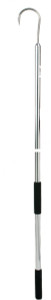 Sea Striker SS372 Silver Anodized - Aluminum Gaff 3" Stainless Hook 6' - SS372
