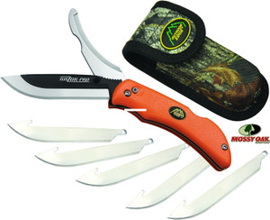 Outdoor Edge RO-20C Raxor-Pro - Orange 6 Blades Clam - RO-20C