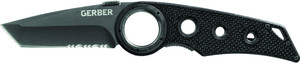 Gerber 31-001098 Remix Tactical - Folding Knife, Black, 3" Partially - 31-001098