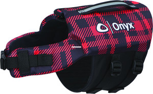 Onyx 157200-100-020-19 Neoprene Pet - Vest Red Plaid Small - 157200-100-020-19