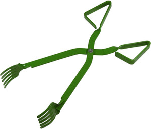 Promar AC-815 15" Metal Crab Tong - - Green - AC-815 Promar AC-815 15" Metal Crab Tong - - Green - AC-815