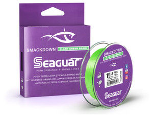 Seaguar 20SDFG150 Smackdown Braided - Line Flash Green 20lb 150yd - 20SDFG150 Seaguar 20SDFG150 Smackdown Braided - Line Flash Green 20lb 150yd - 20SDFG150