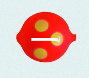 Wordens 610-RCL Lil Corky Bouyant - Drift Bobber, #10, Reverse Clown - 610-RCL Wordens 610-RCL Lil Corky Bouyant - Drift Bobber, #10, Reverse Clown - 610-RCL