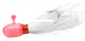 K&E P6-A Pinkies Bucktail Lure - Size 6, Pink/White, Floating - P6-A K&E P6-A Pinkies Bucktail Lure - Size 6, Pink/White, Floating - P6-A