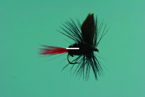 Jackson Cardinal 009-14 Dry Fly - #14, Black Gnat-Red Tail - 009-14 Jackson Cardinal 009-14 Dry Fly - #14, Black Gnat-Red Tail - 009-14