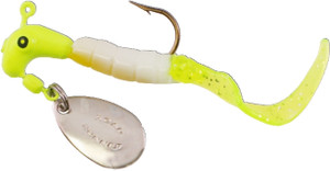 Road Runner 1603-316 Curly Tail Jig - w/Spinner, 1/8 oz - 1603-316 Road Runner 1603-316 Curly Tail Jig - w/Spinner, 1/8 oz - 1603-316