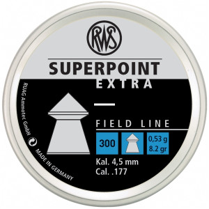 RWS 2317409 Superpoint Extra Field - Line .177 cal 300 ct 8.2 grain - 2317409 RWS 2317409 Superpoint Extra Field - Line .177 cal 300 ct 8.2 grain - 2317409