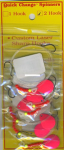 Quick Change WS29 Crawler Harness - 2 Hooks, Pink, Carded - WS29