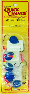 Quick Change WS23 Crawler Harness - 2 Hooks, Blue, Carded - WS23