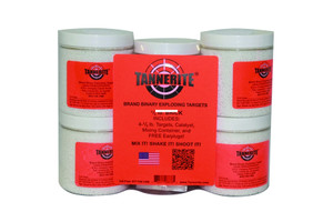 Tannerite 1/2BR Binary Exploding - Target, 1/2 Brick 4Pks of 1/2Lb - 1/2BR