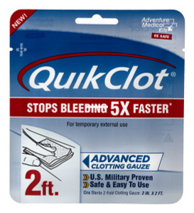 Adventure 5020-0025 QuikClot Gauze - 3" x 2' - 5020-0025 Adventure 5020-0025 QuikClot Gauze - 3" x 2' - 5020-0025