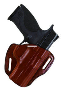 Bianchi 24992 #58 P.I. "Small of - Back", Leather Holster, Tan RH Sz10 - 24992
