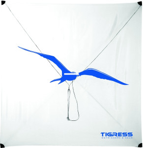 Tigress 88607-2 Specialty Lite Wind - Kite, White, 5 - 10 mph Winds - 88607-2