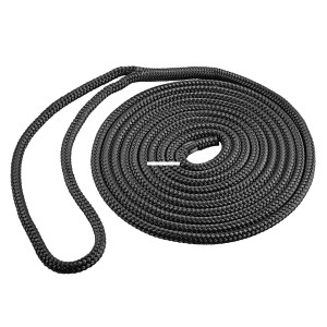 Shoreline Marine SL75829 DOCKLINE - NYL DBBRD 3/8"X20'BLK - SL75829